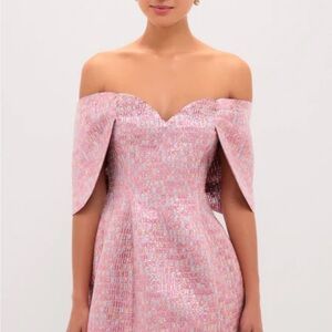 Tuckernuck Hyacinth House Strapless Pink Dress